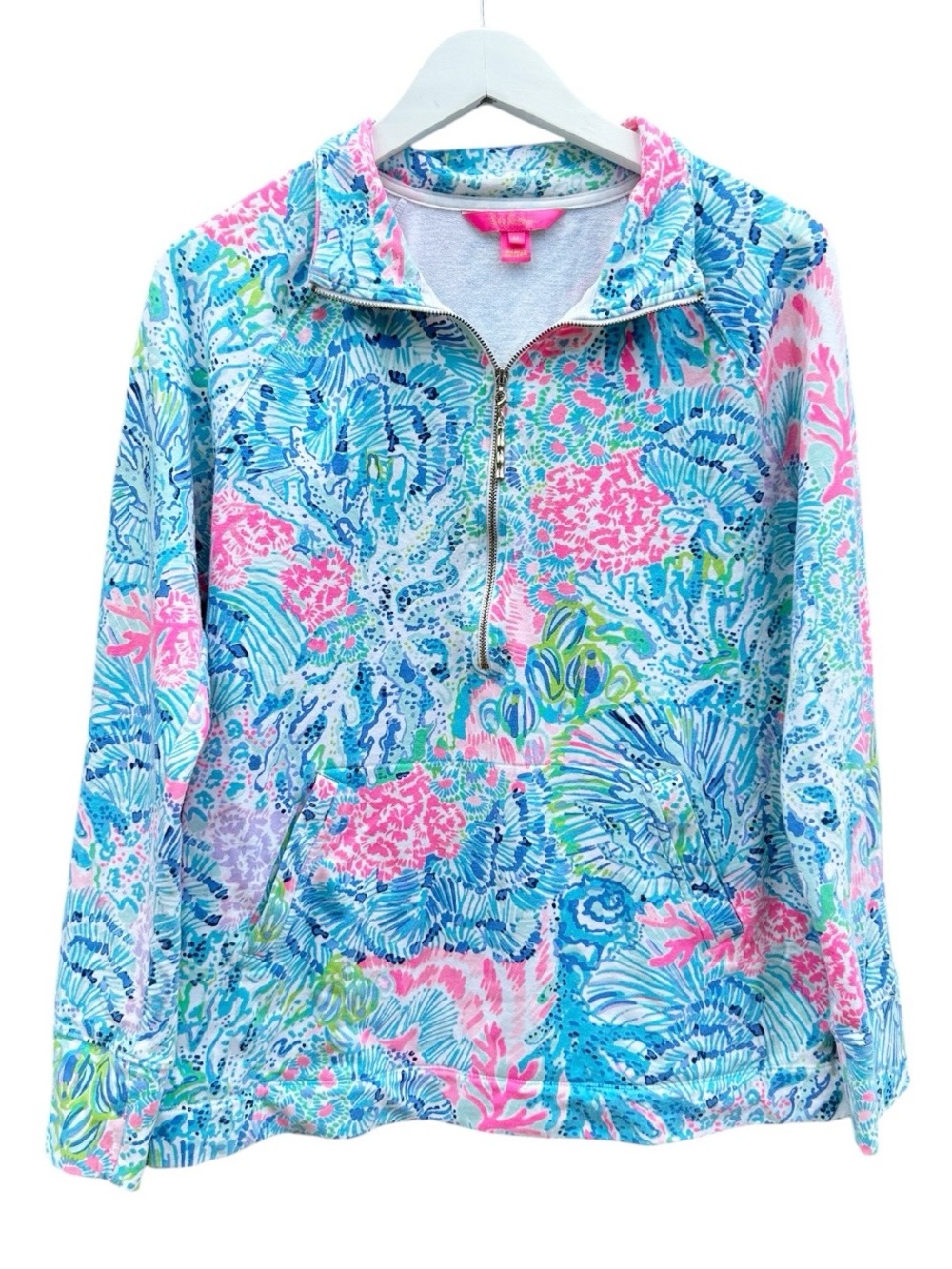 lilly Pulitzer UPF 50 skipper popover sink or swim - Picture 2 of 10